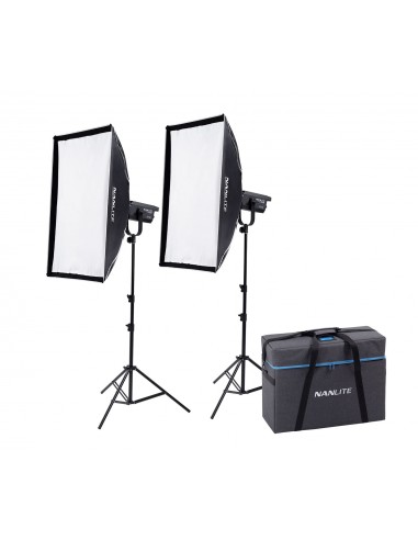 Kit 2 Focos LED Nanlite FS-150B Bi-color 185W